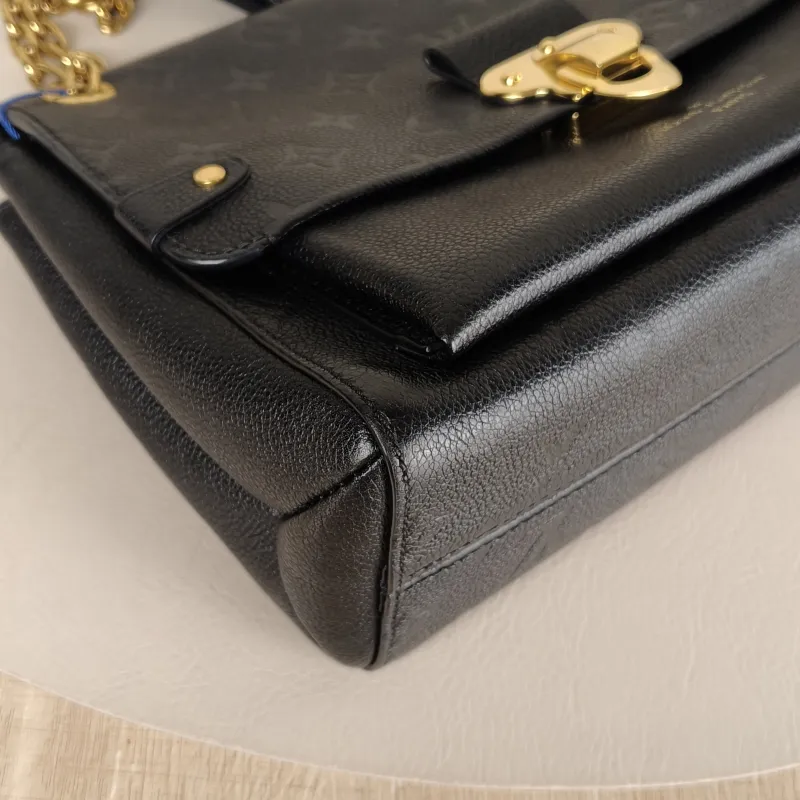 Louis Vuitton Shoulder Bag VAVIN Black Empreinte Embossed Calfskin Small 25 × 9.5 × 17 cm — detail view 1 of 10