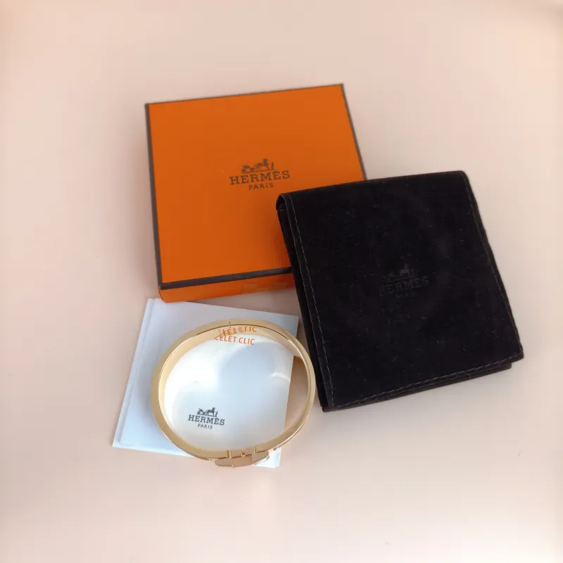 Hermès Bangle Clic HB angle Black One Size 15.9cm — cover view 5 of 8