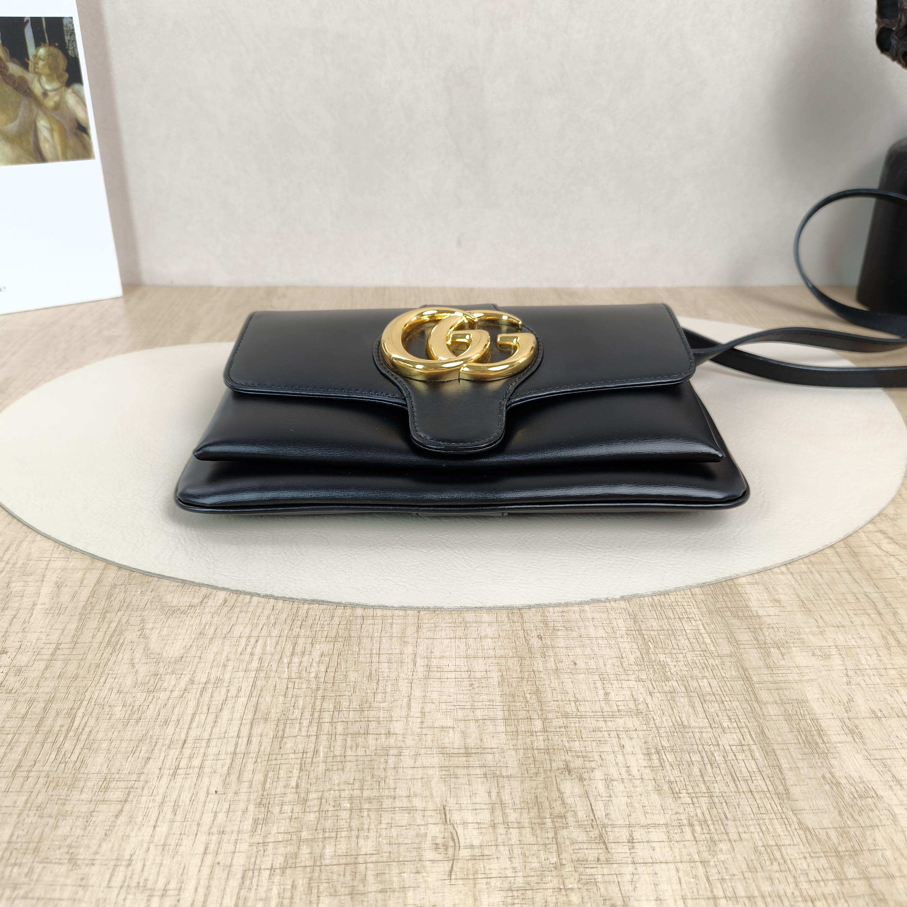 GUCCI Shoulder Bag Arli Shoulder Bag Black CC alfskin Small25 × 5.5 × 16 cm — cover view 4 of 6