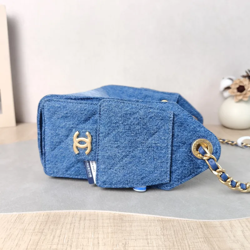 Chanel Crossbody Bag 25Bag Blue Mini 22 × 12.5 × 20 cm — detail view 5 of 12