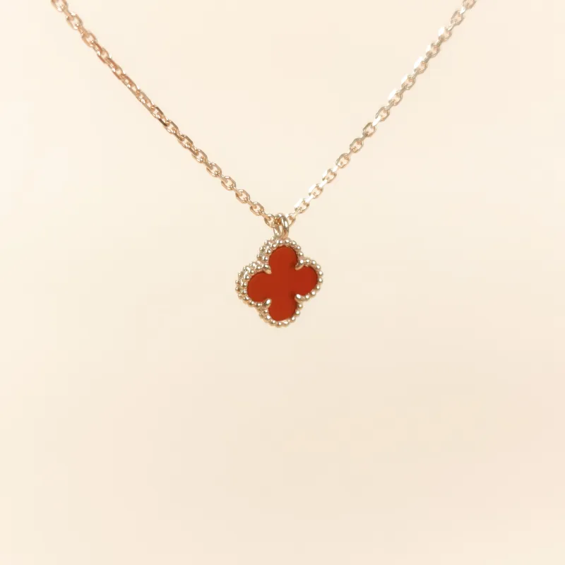 Van Cleef & Arpels Necklace Alhambra 18KR ose Gold Sweet Mini 0.95 × 0.95 × 40 cm — cover view 2 of 8