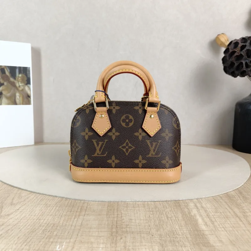Louis Vuitton Crossbody Bag Alma Nano Monogram PVC nano 18 × 8 × 12 cm
