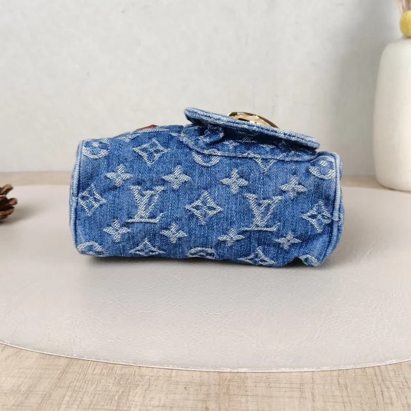 Louis Vuitton Crossbody Bag Speedy Nano Blue Edition nano 16 × 7.5 × 10 cm — cover view 4 of 6