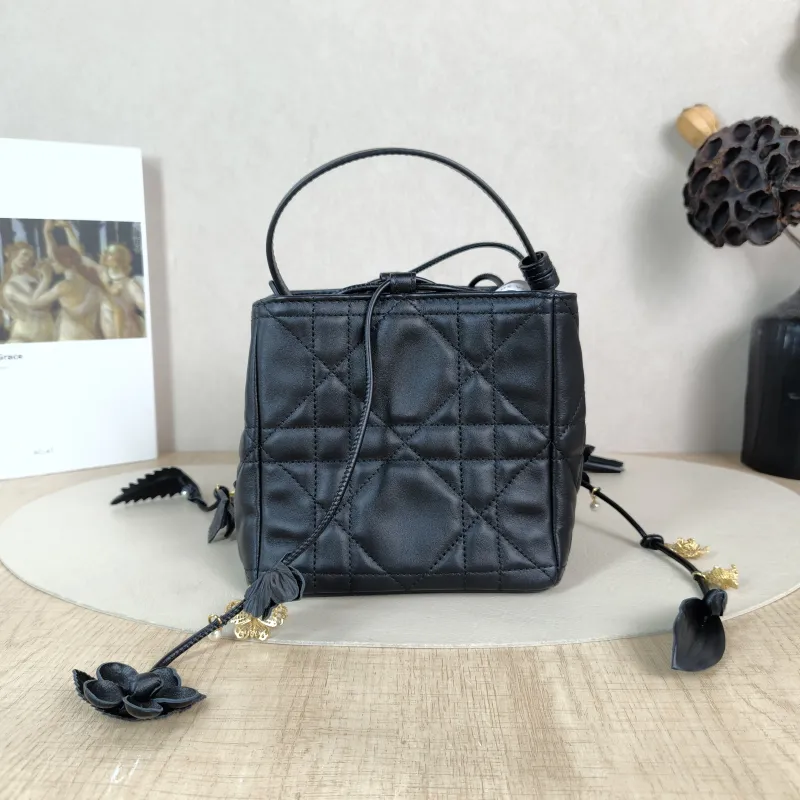 DIOR Shoulder Bag Nolita Black Calfskin One Size 14 × 14 × 14 cm — cover view 4 of 5