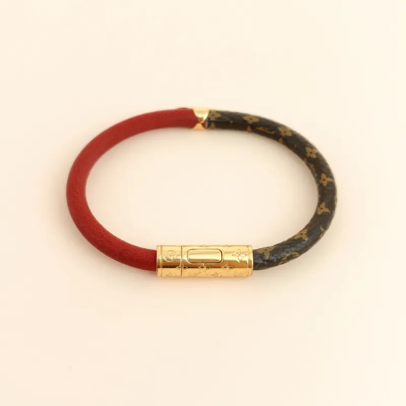 Louis Vuitton Bangle Bangle Colorblock PVC · Calfskin One Size 16.5cm