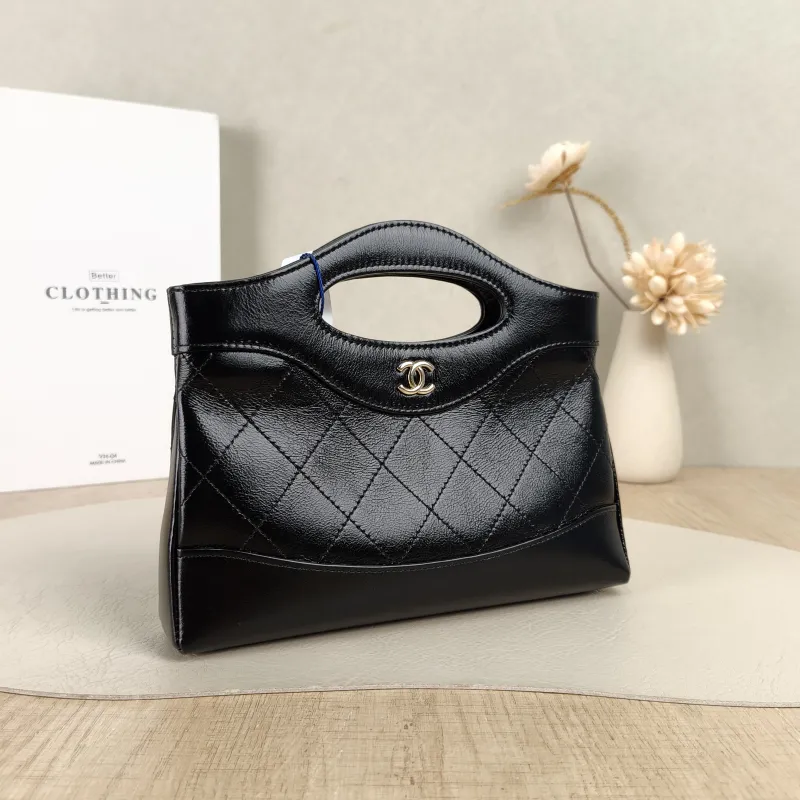 Chanel Shoulder Bag31Bag Black Waxed Leathernano20.5 × 3.5 × 17 cm — cover view 4 of 4