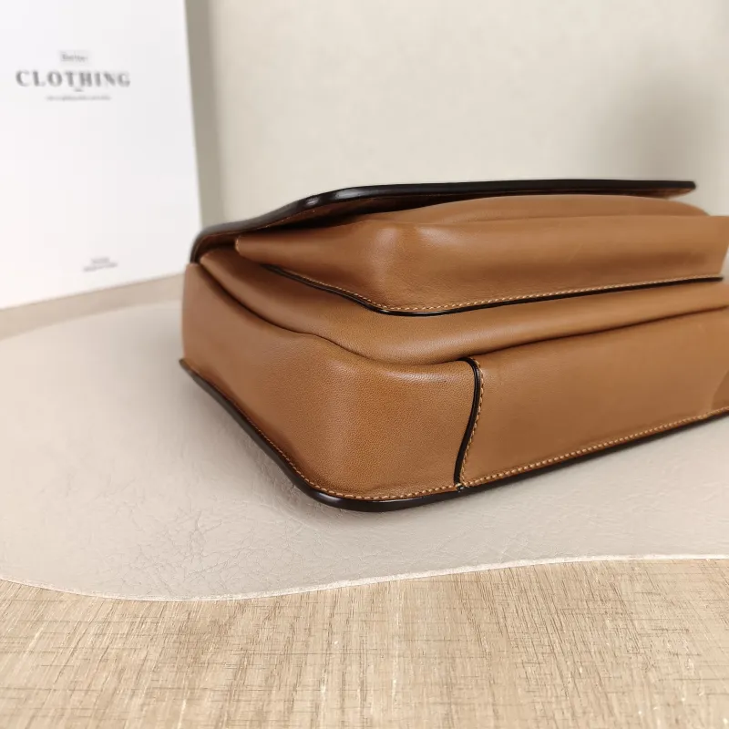 SAINT LAURENT Crossbody Bag Niki Besace Messenger Bag Caramel Calfskin Small 21.5 × 9.5 × 16 cm — detail view 10 of 12
