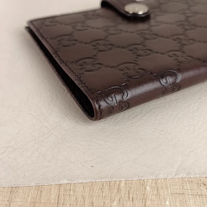 GUCCI Wallet Wallet Brown Calfskin One Size11 × 1.5 × 15.5 cm — detail view 2 of 7