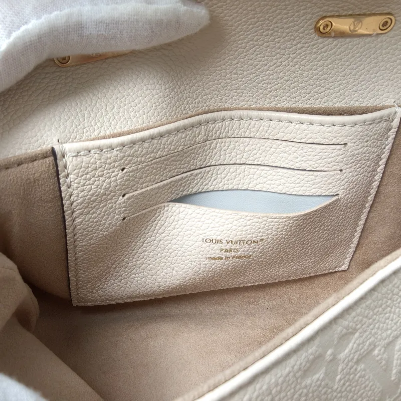 Louis Vuitton Crossbody Bag MADELEINE White Empreinte Embossed Calfskinnano21 × 6 × 12.5 cm — detail view 5 of 14