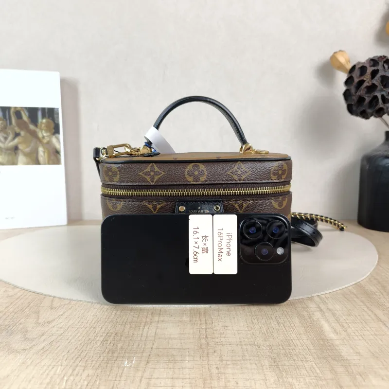 Louis Vuitton Shoulder Bag VANITY POUCH Cosmetic Bag Monogram PVC One Size19 × 6.5 × 11.5 cm — cover view 5 of 6