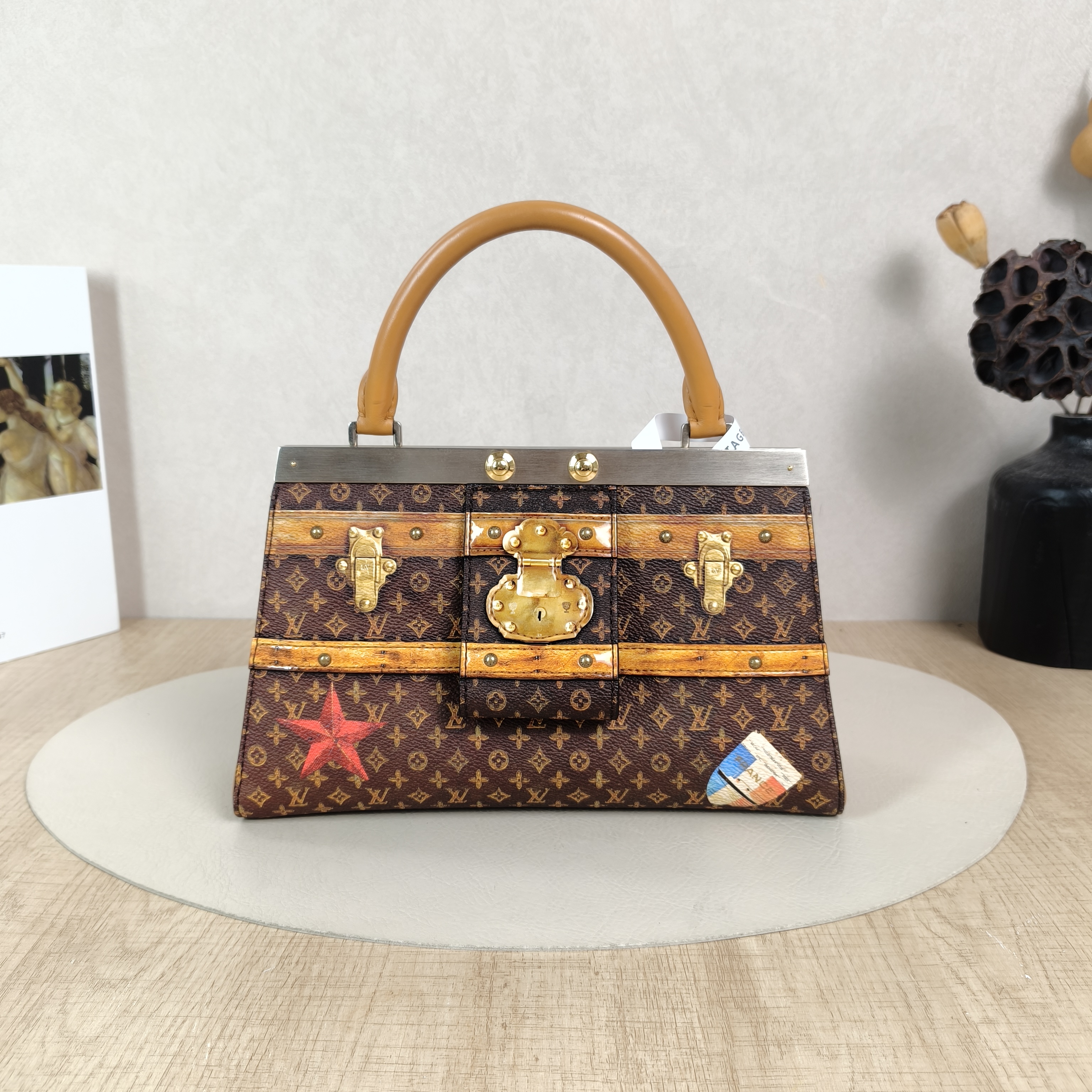 Louis Vuitton Crossbody Bag City Frame Brown PVC One Size26 × 8 × 16 cm