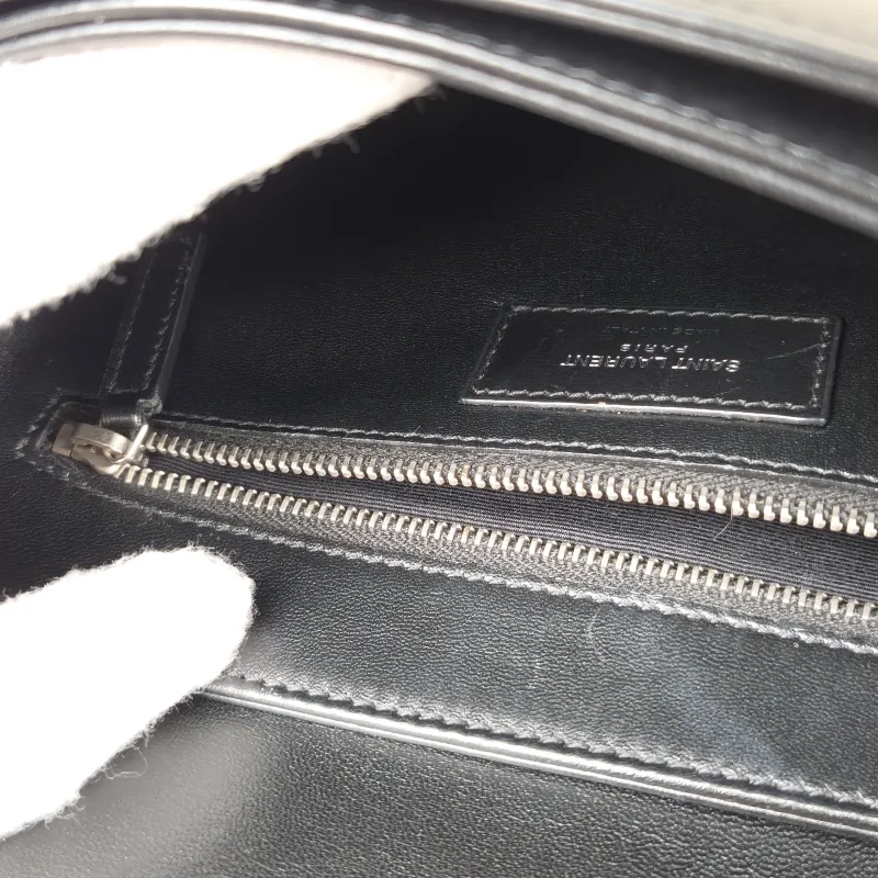 SAINT LAURENT Crossbody Bag LE Pave Shoulder Bag Black Calfskin One Size 24 × 7 × 17 cm — detail view 3 of 11