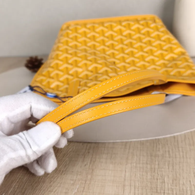 GOYARD Top Handle Bag ANJOU Shopping Tote Yellow PV Cmini19.5 × 9 × 19.5 cm — detail view 1 of 11