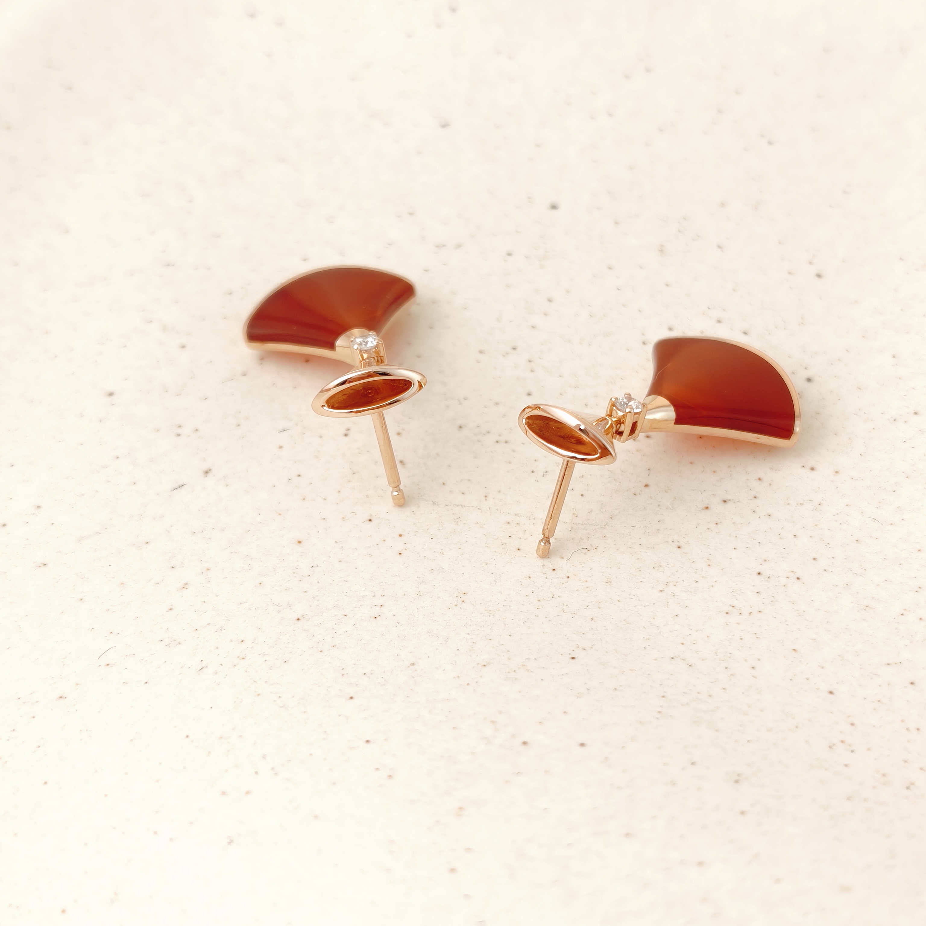 Bvlgari Earrings Divas' Dream Earrings Diamond18KR ose Gold One Size — cover view 7 of 10