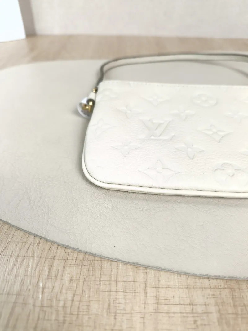 Louis Vuitton Top Handle Bag Top Handle Bag White Calfskin One Size18*11 — detail view 9 of 11