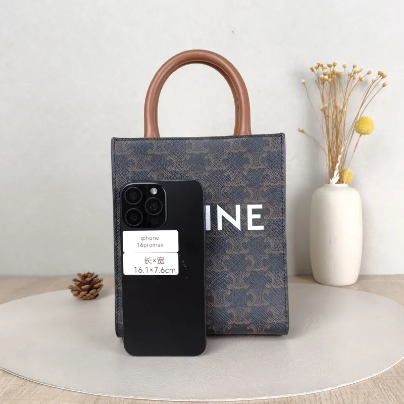 CELINE Crossbody Bag CABAS Mini Monogram PVC Mini 17 × 4 × 20.5 cm — cover view 5 of 5