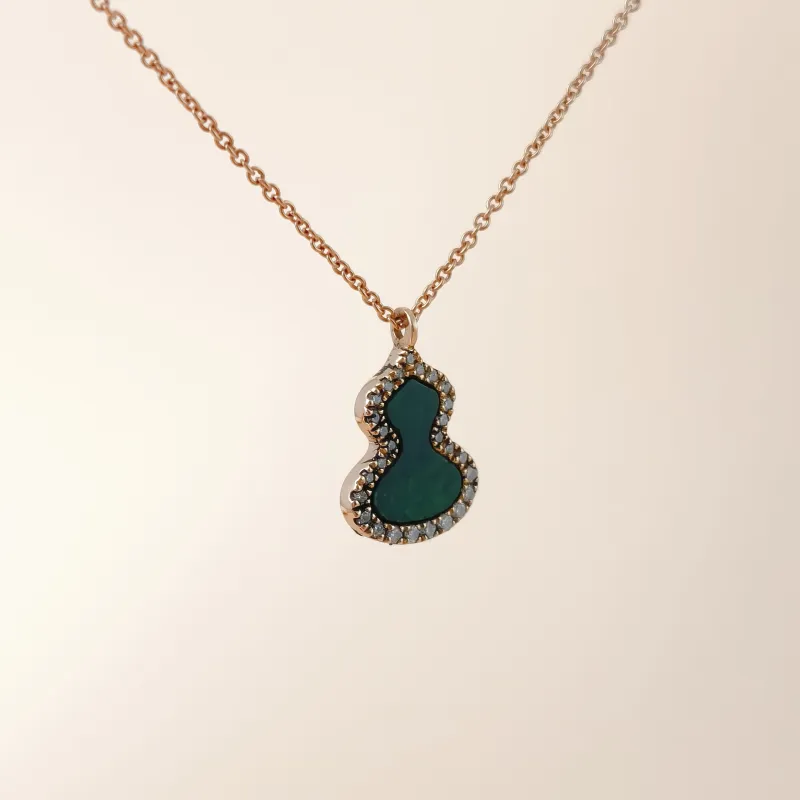 Qeelin Necklace Wulu Collection Necklace Diamond18KR ose Gold One Size 41cm โ cover view 4 of 9