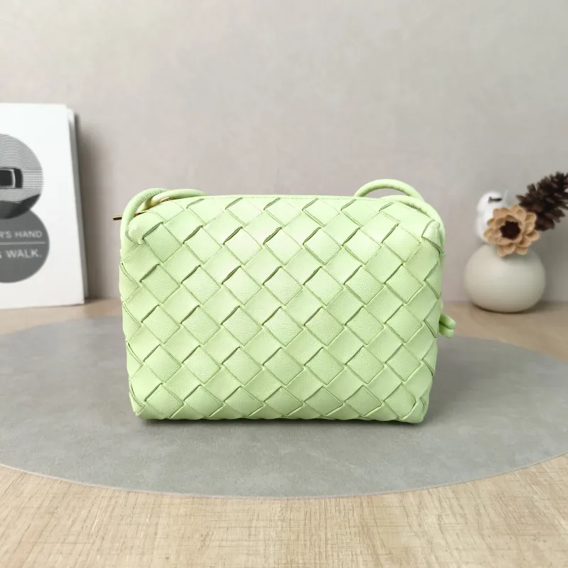 Bottega Veneta Crossbody Bag Loop Camera Bag Green Lambskinmini17 × 6 × 11 cm — cover view 5 of 5