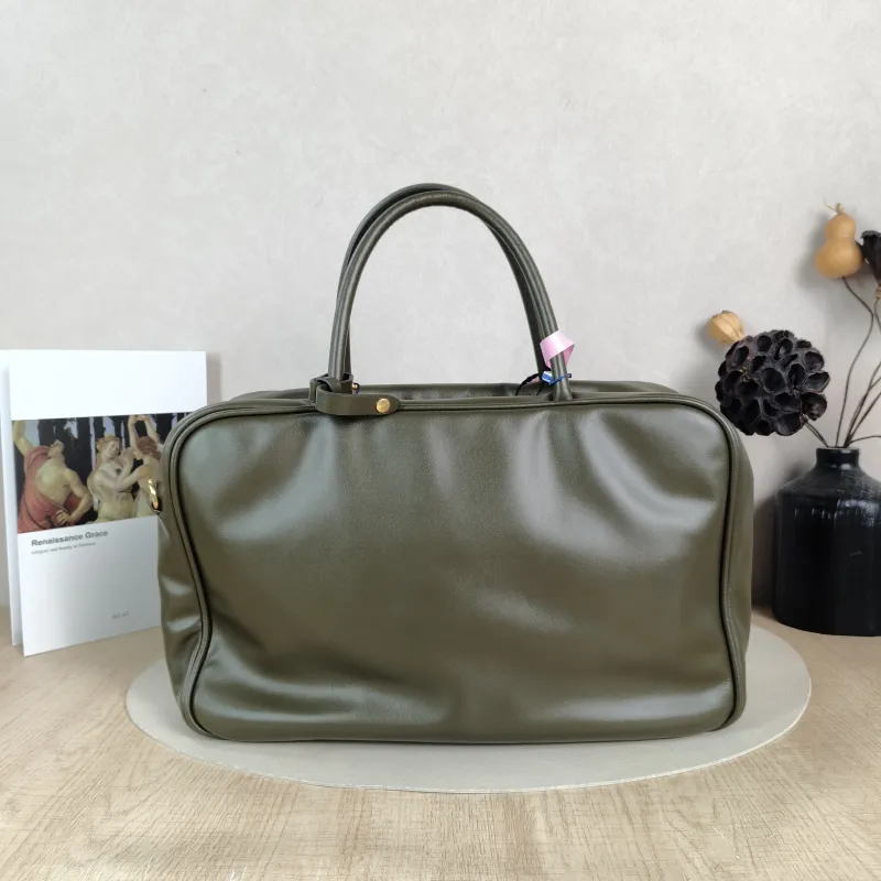 Miumiu Top Handle Bag Beau CC alfskin 34 × 10 × 23 cm — cover view 3 of 5