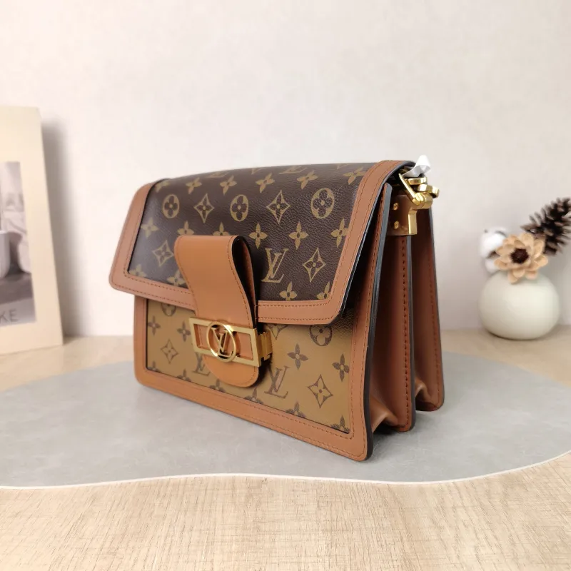 Louis Vuitton Crossbody Bag Dauphine Monogram PVC Medium 25 × 10.5 × 17 cm — cover view 3 of 5