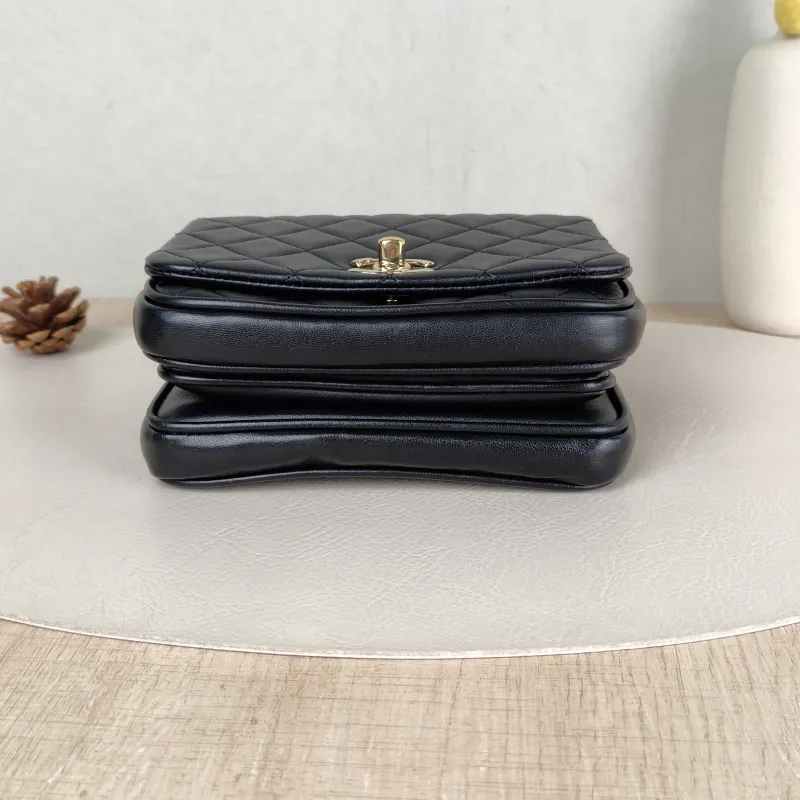 Chanel Crossbody Bag Top Handle Crossbody Bag Black Calfskin 16 × 8.5 × 13 cm 25 — cover view 2 of 5