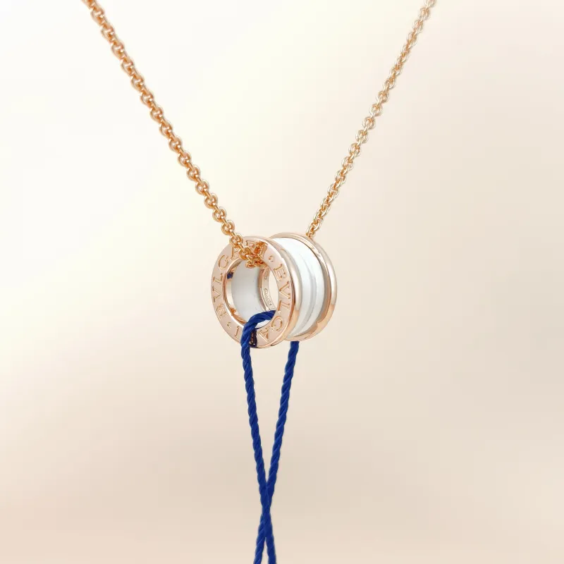 Bvlgari Necklace B.ZERO1Collection White White18KR ose Gold One Size1.5*38-45 — cover view 5 of 13