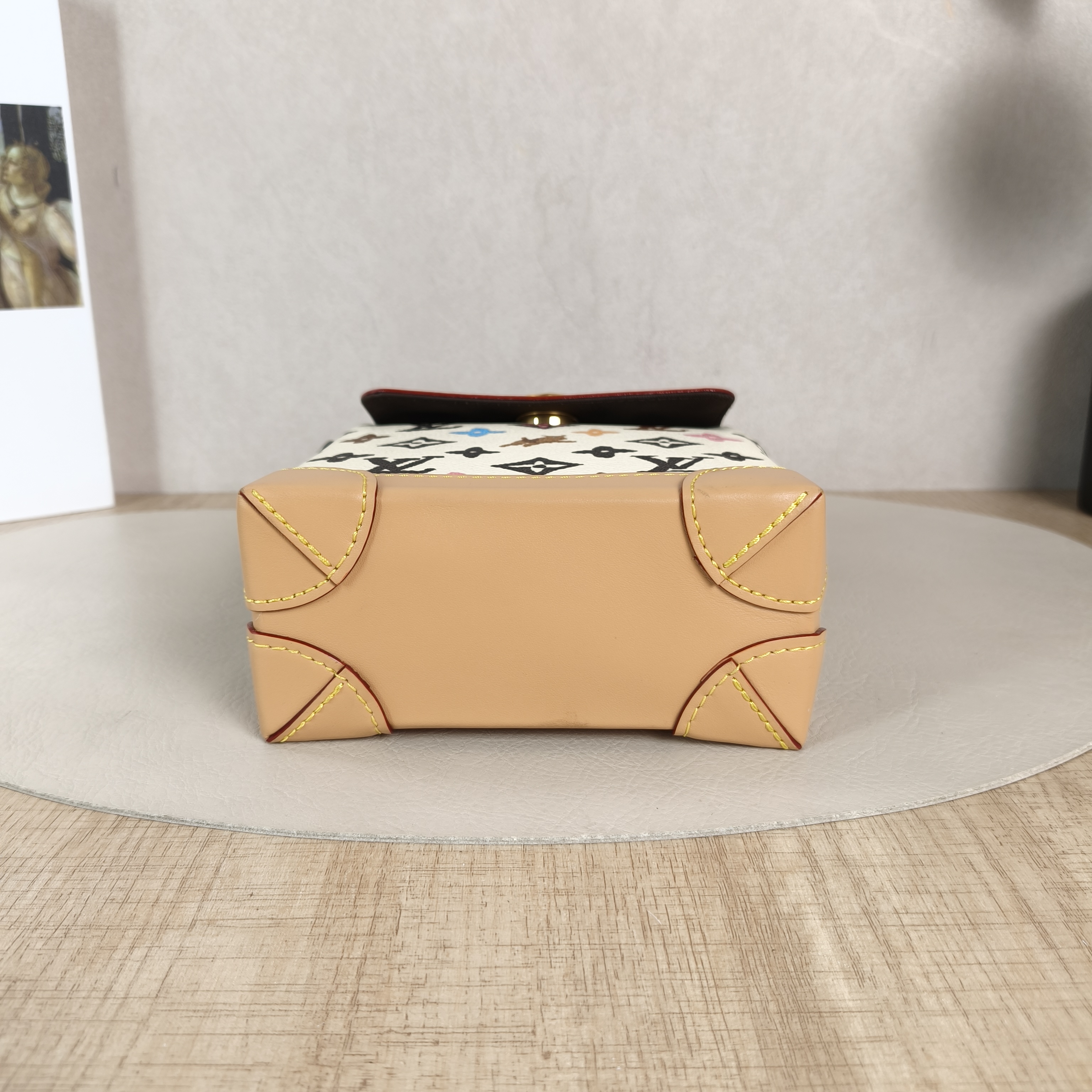 Louis Vuitton Crossbody Bag Nano Steamer Shoulder Bag Tyler Yellow PV Cnano15 × 7 × 18 cm — cover view 4 of 5