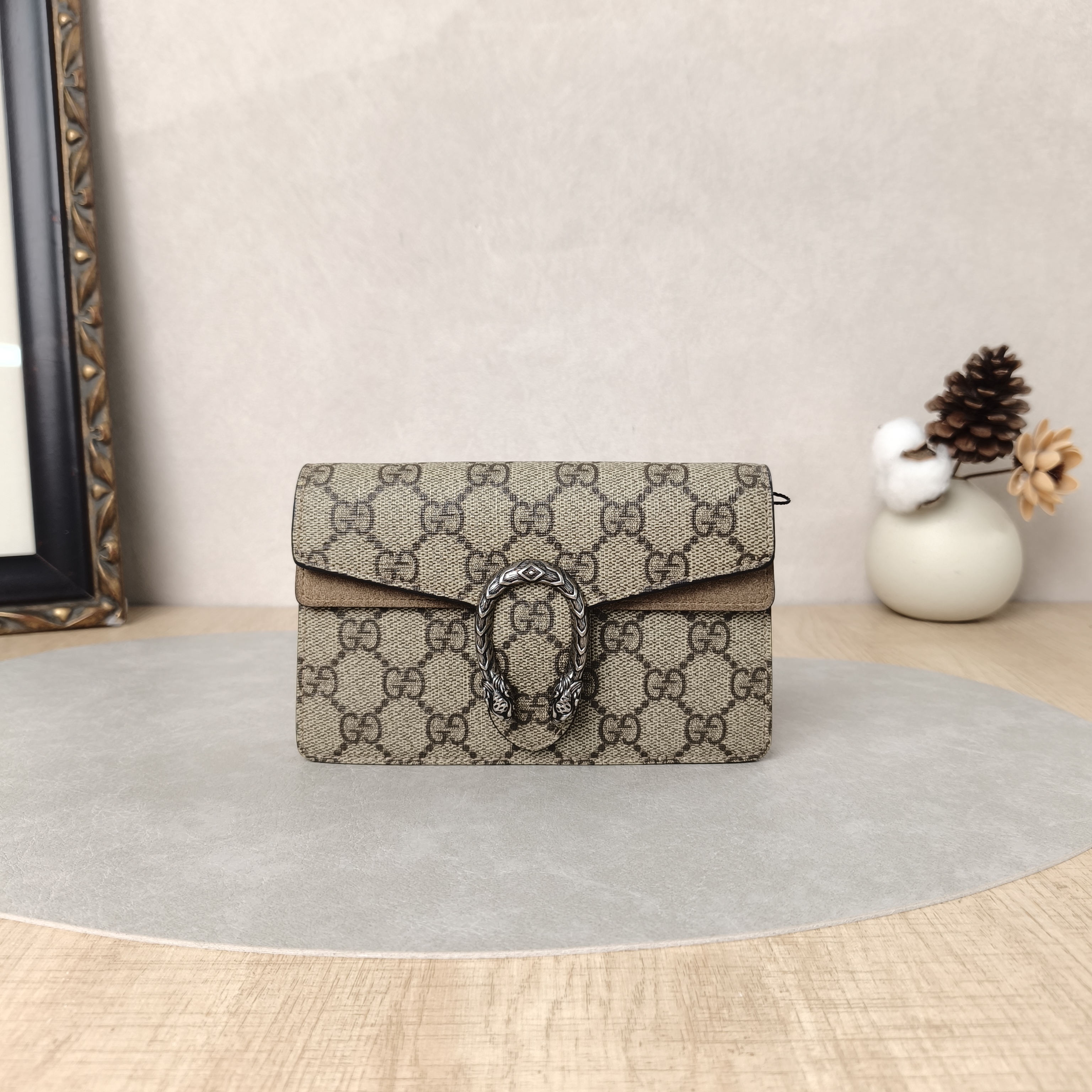 GUCCI Shoulder Bag Dionysus Monogram PV Cmini16.5 × 4 × 10 cm