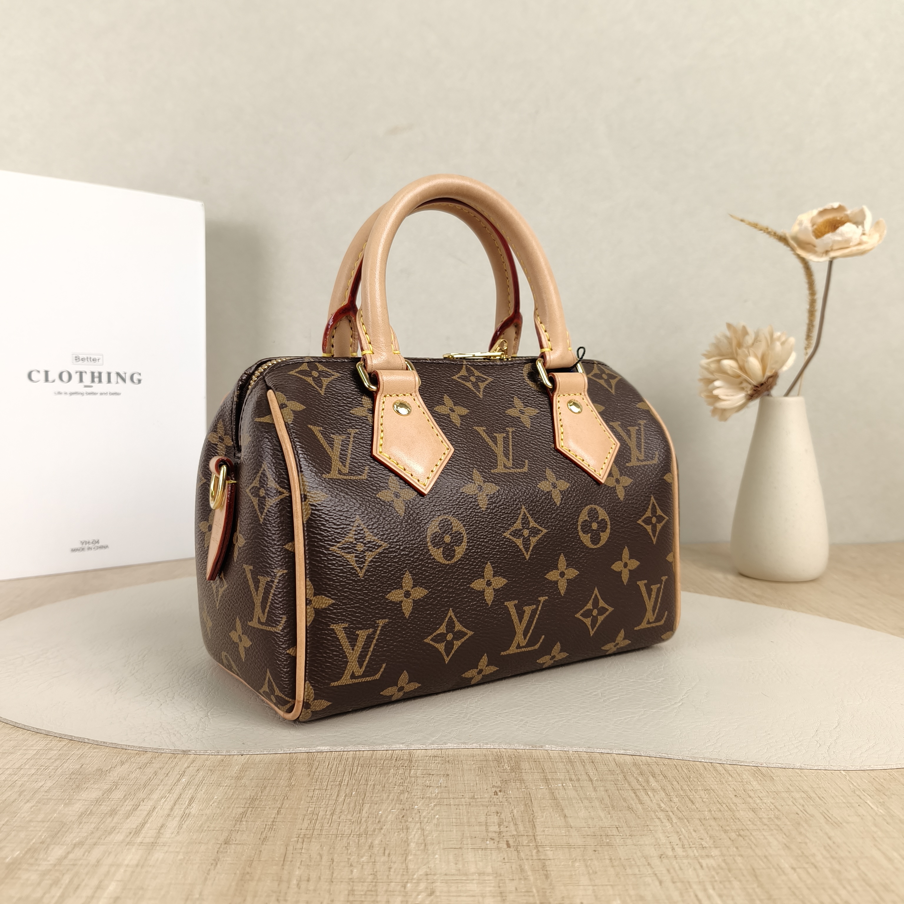 Louis Vuitton Crossbody Bag Speedy20 Shoulder Strap PVC Small20.5 × 12 × 13.5 cm — cover view 3 of 6