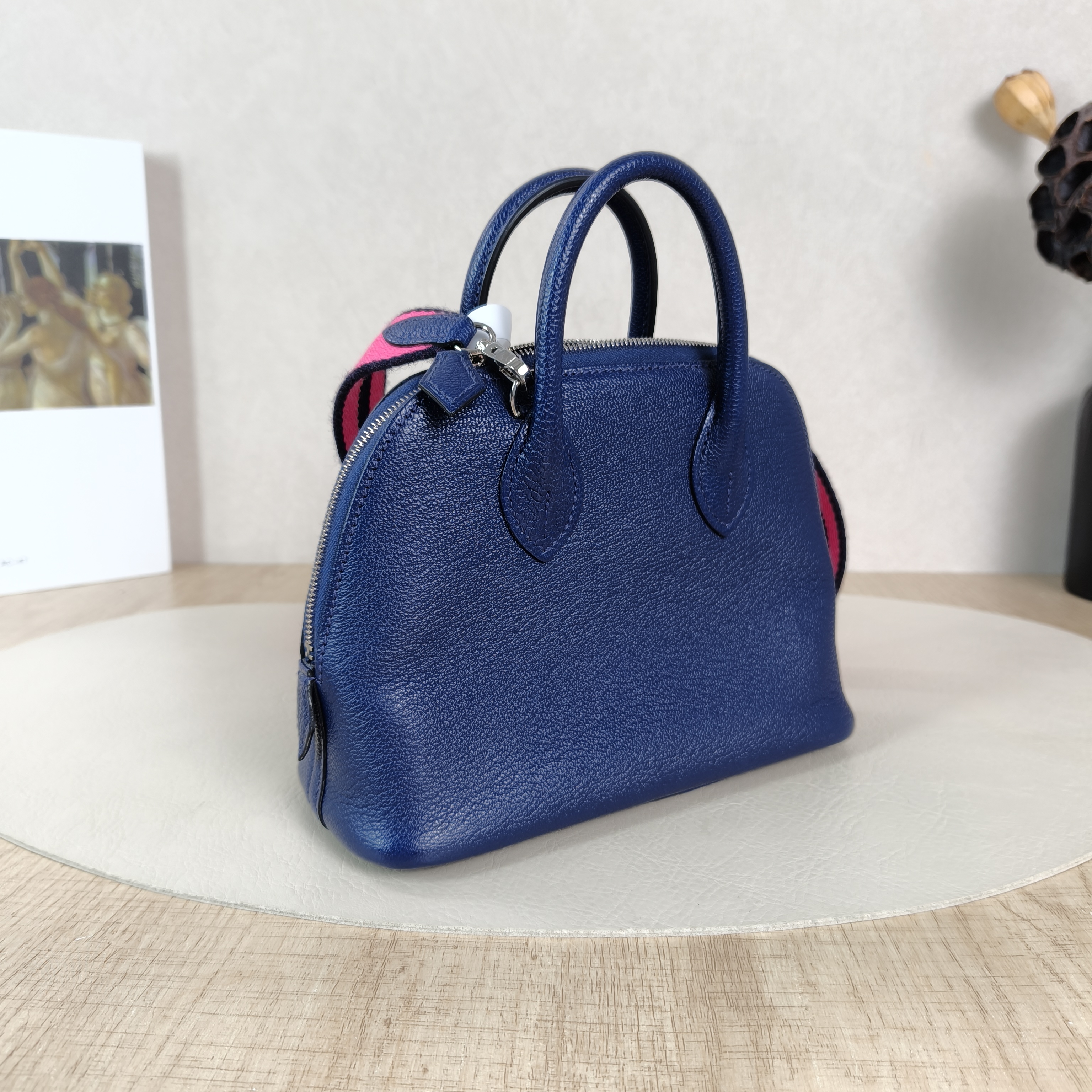 Hermès Crossbody Bag Bolide 1923 Top Handle Bag Lambskinmini18 × 8 × 15 cm — cover view 5 of 6