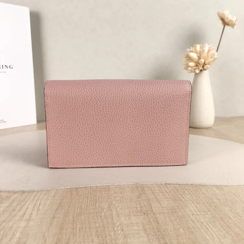 GUCCI Crossbody Bag g Collection woc Pink Calfskin Small 19 × 4 × 11.5 cm — cover view 2 of 5