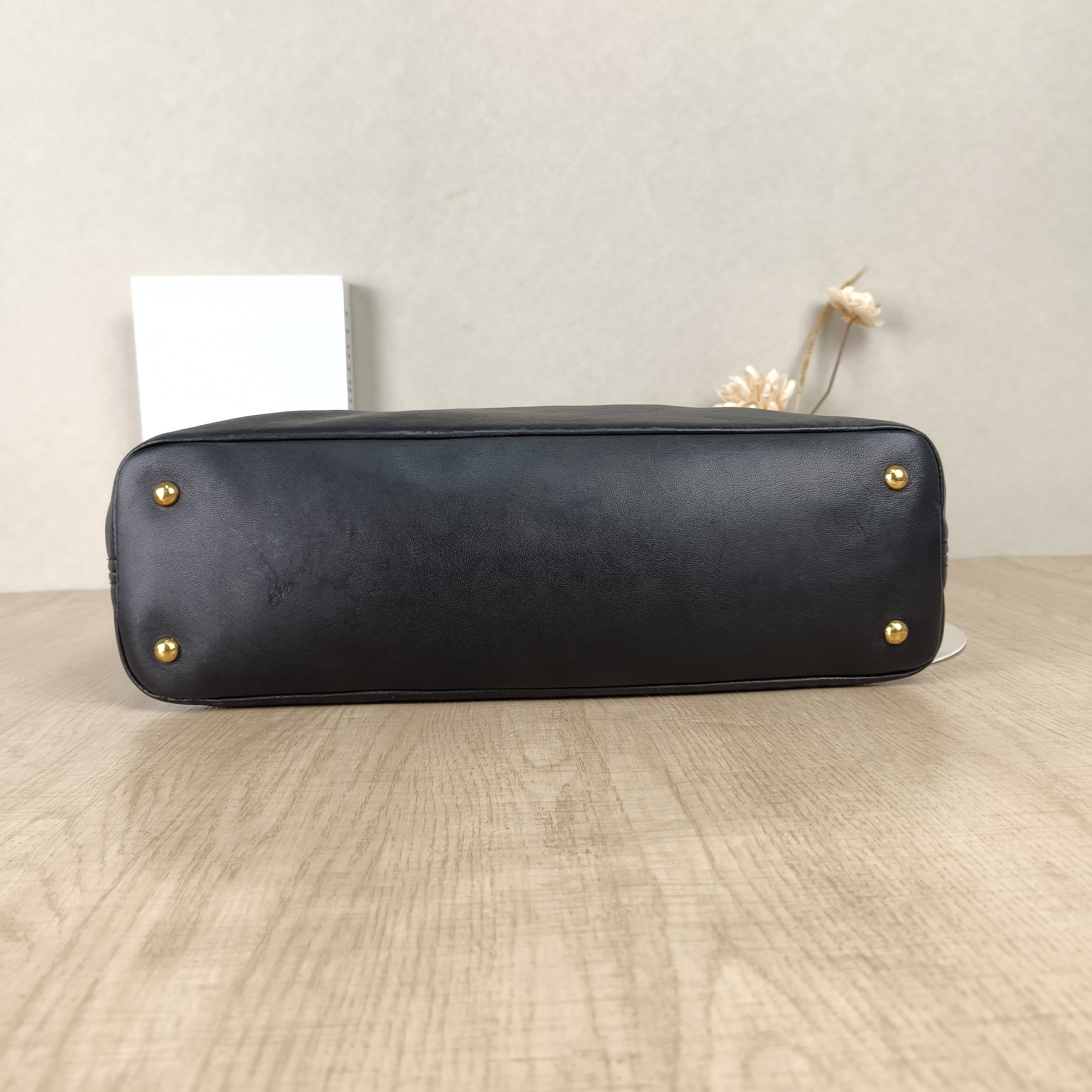 Miumiu Top Handle Bag Aventure Top Handle Bag Black Lambskin40 × 13 × 31 cm — cover view 2 of 4