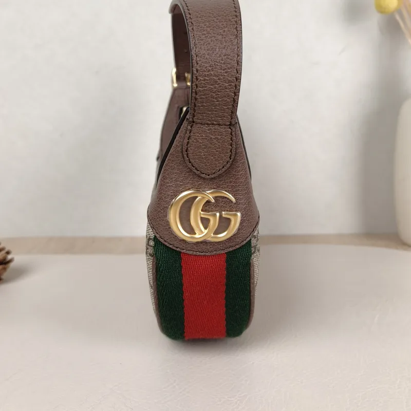 GUCCI Shoulder Bag Ophidia GG Monogram PVC Mini 20 × 5 × 15 cm — detail view 7 of 10