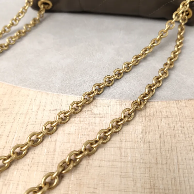 SAINT LAURENT Crossbody Bag Jamie 4.3 Chain Bag Green Lambskin Mini 20 × 7 × 12 cm — detail view 8 of 11