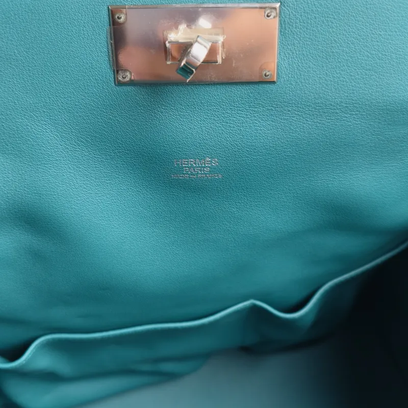 Hermès Top Handle Bag tool box Box Z6 Evercolor Calfskin Medium 26 × 18 × 20 cm R — detail view 4 of 10