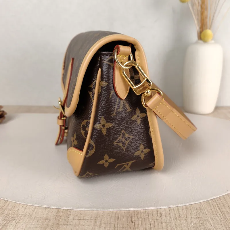 Louis Vuitton Crossbody Bag Diane Baguette Bag Shoulder Strap PVC Small 24 × 9 × 15 cm — detail view 14 of 14