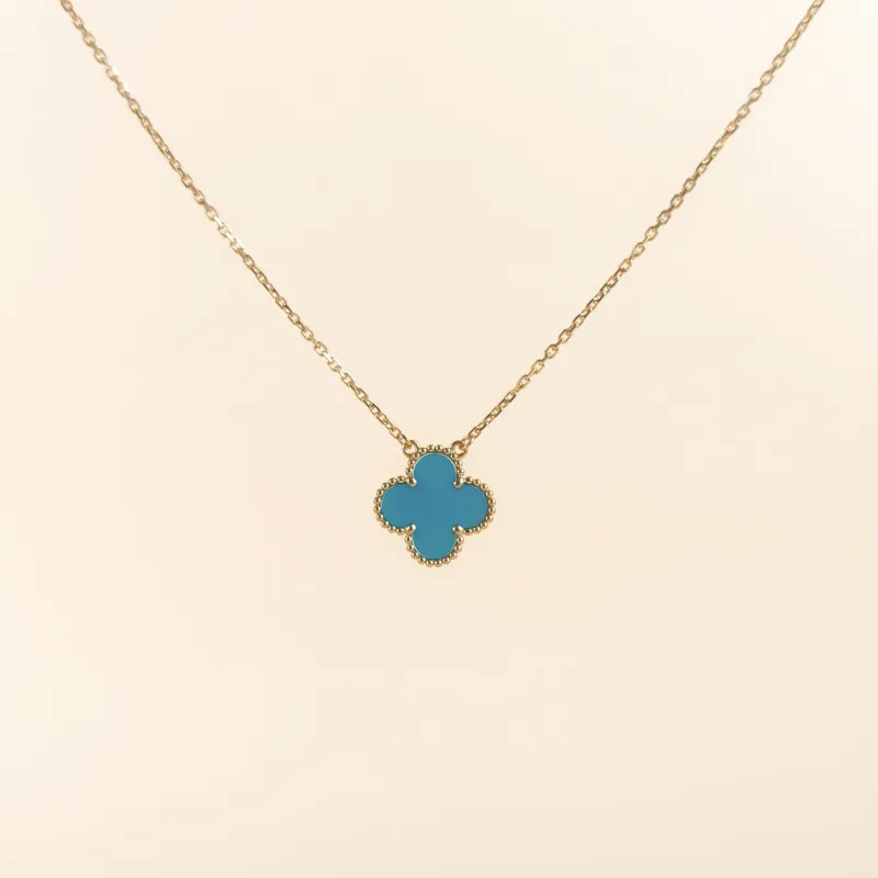 Van Cleef & Arpels Necklace Alhambra Alhambra Collection Necklace 18KY ellow Gold Vintage Small 42cm