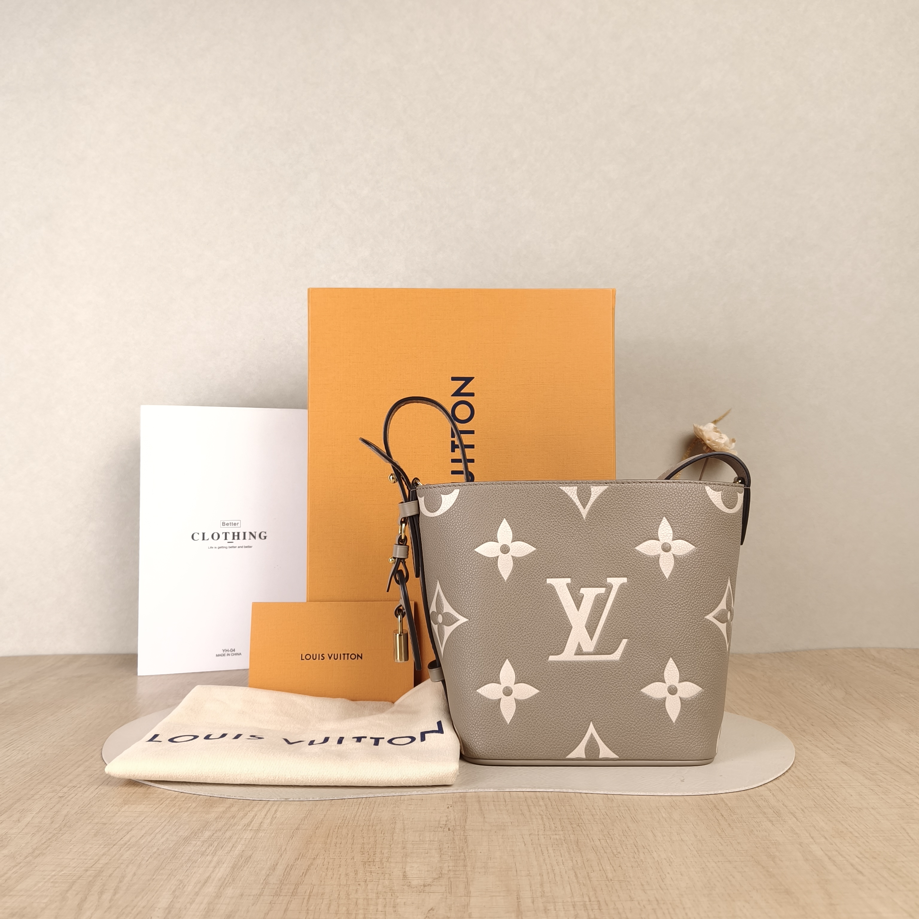 Louis Vuitton Top Handle Bag ALL IN BB · White Empreinte Embossed Calfskin BB18 × 12 × 16 cm — cover view 2 of 6