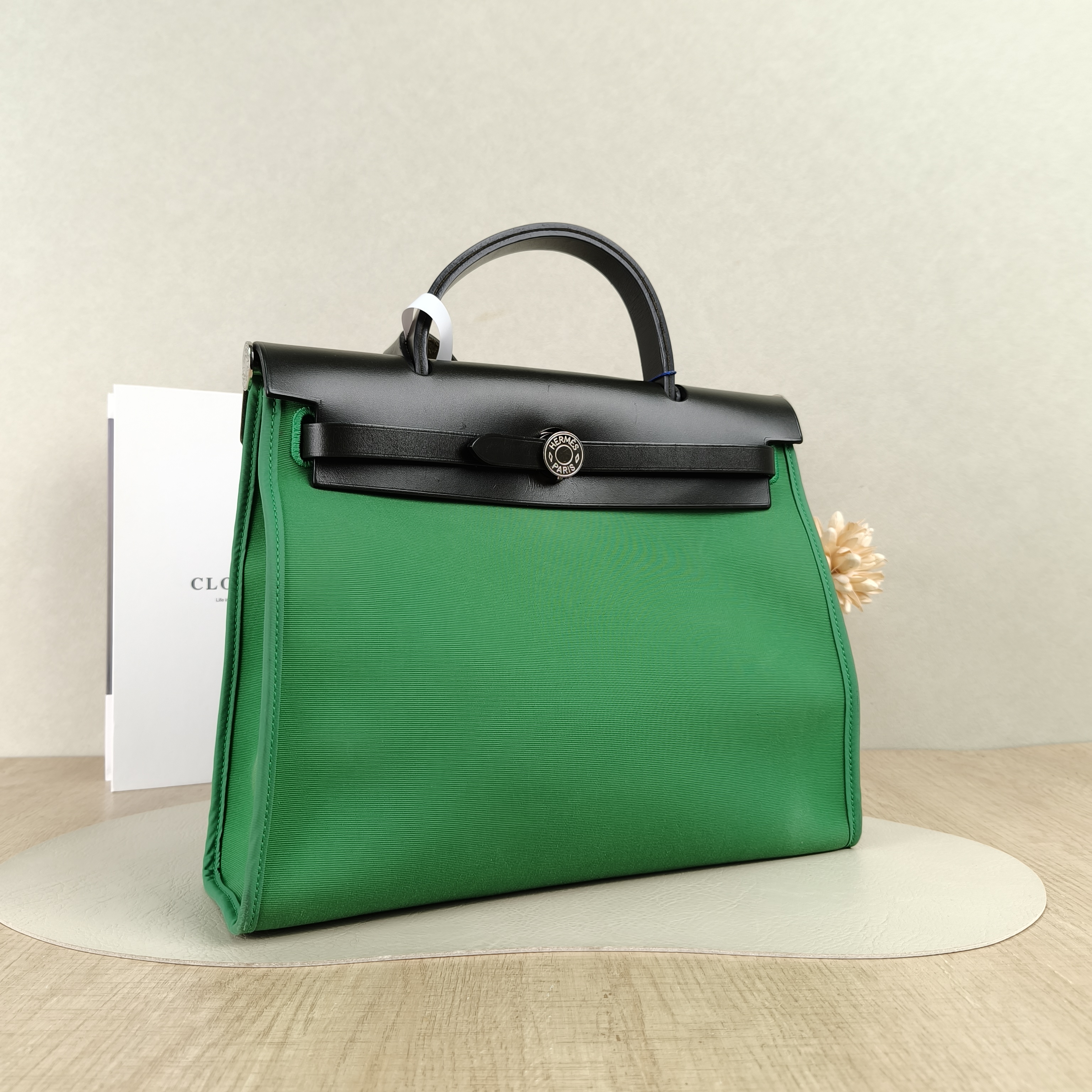 Hermès Crossbody Bag Herbag 31 Canvas Medium30.5 × 11 × 25.5 cm — cover view 2 of 5
