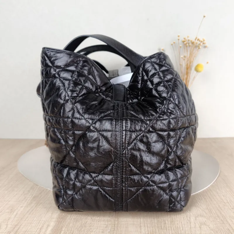 DIOR Top Handle Bag TOUJOURS Black Calfskin Large37 × 21 × 27 cm — detail view 5 of 10