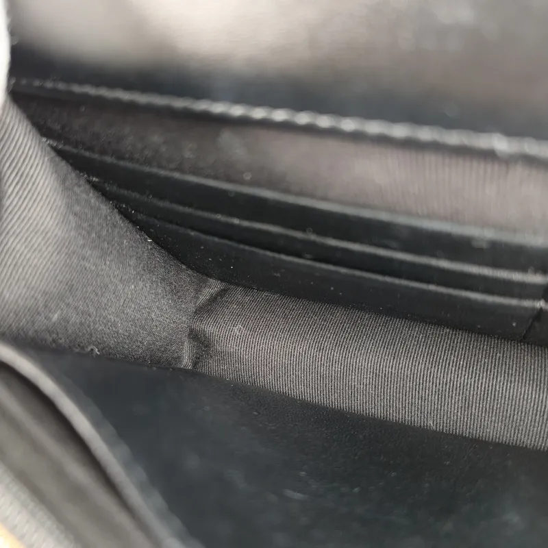 Chanel Crossbody Bag woc Black Lambskin Mini 19.2 × 3.5 × 12.3 cm — detail view 9 of 13