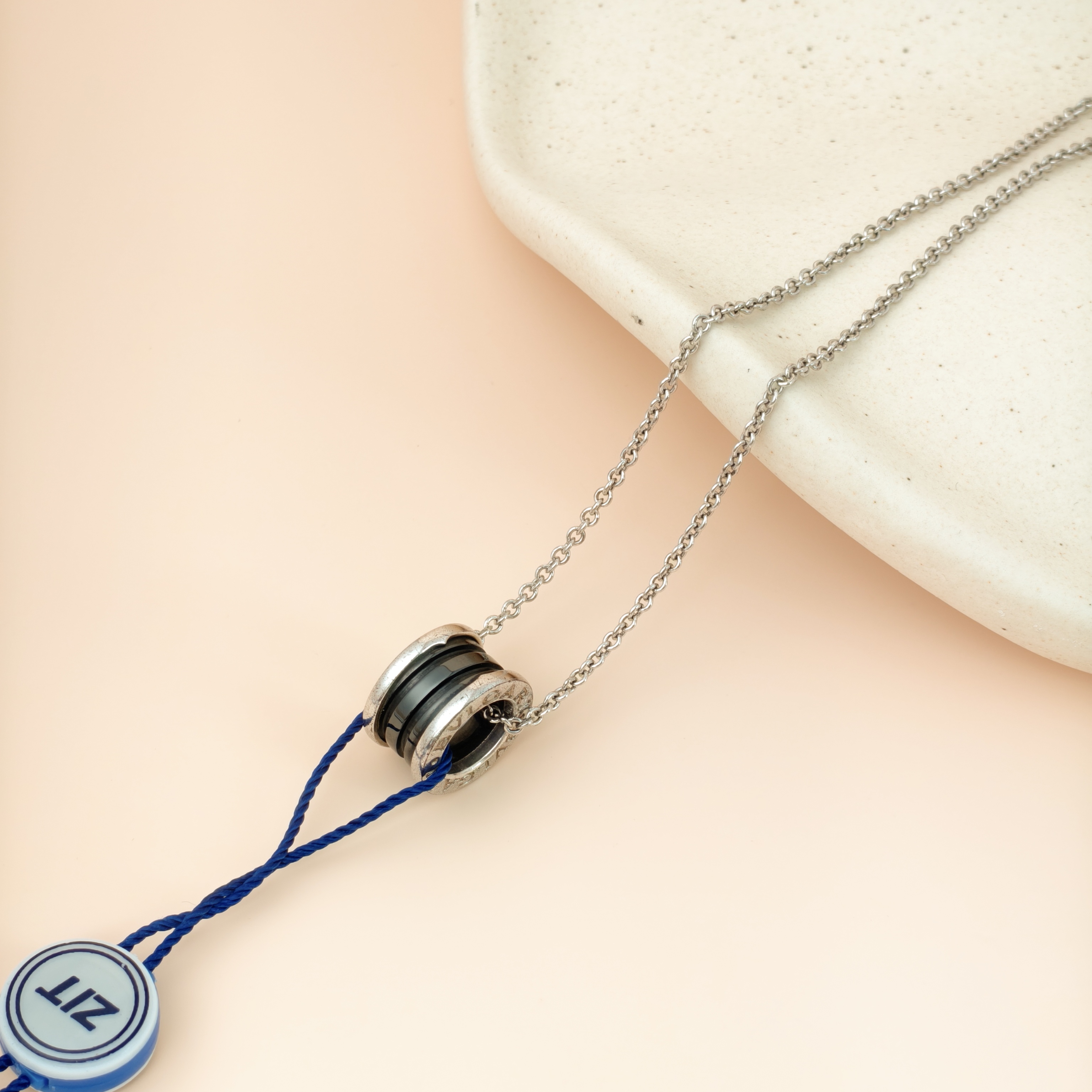Bvlgari Necklace B.zero1Collection Edition 925 One Size Pendant1.5cm 47cm — cover view 9 of 10