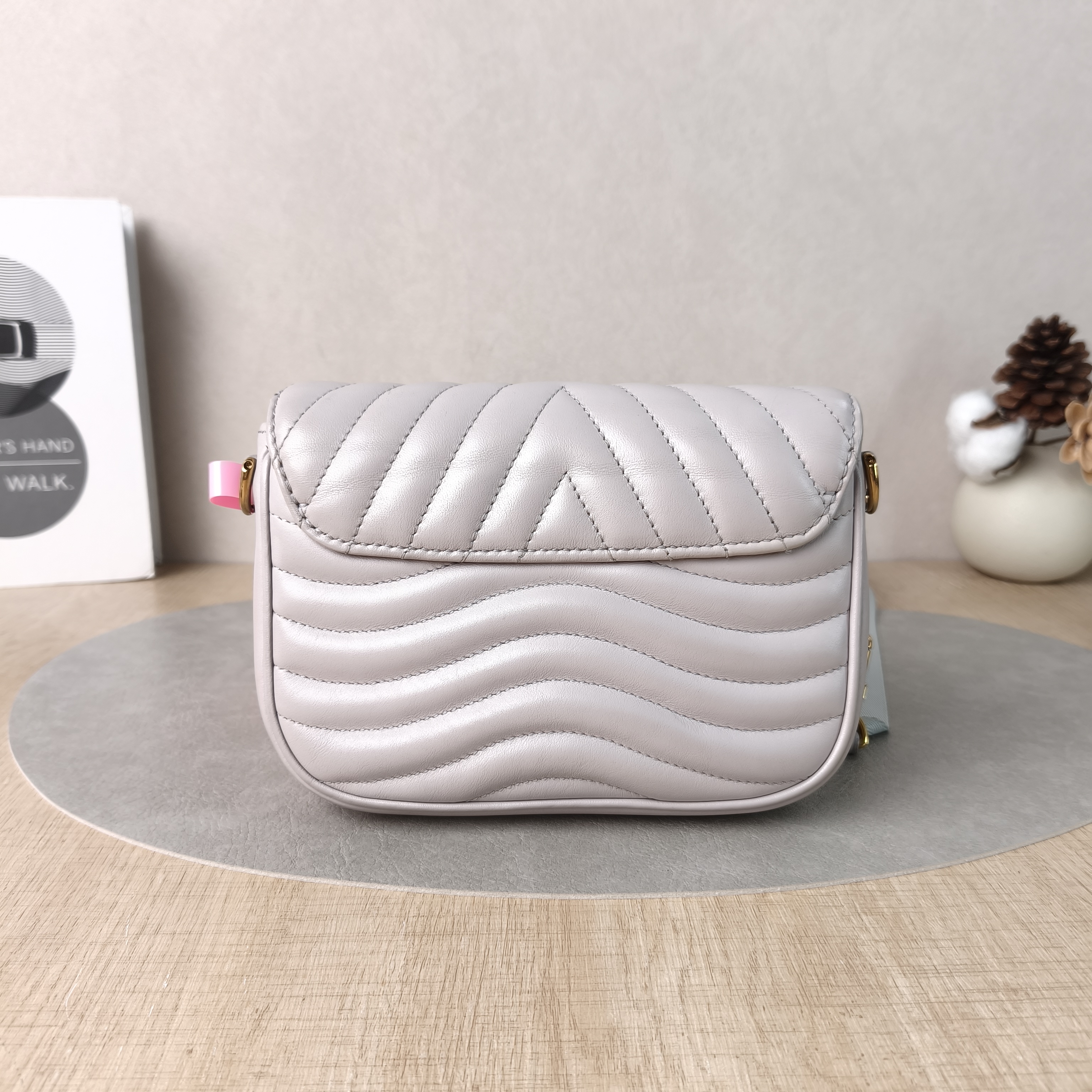 Louis Vuitton Crossbody Bag New Wave Multi Pochette Grey Calfskinmini19 × 5 × 14 cm — cover view 2 of 6