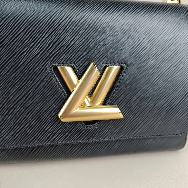 Louis Vuitton Crossbody Bag Twist Black Epi Embossed Calfskin Medium 23 × 9.5 × 17 cm — detail view 6 of 12