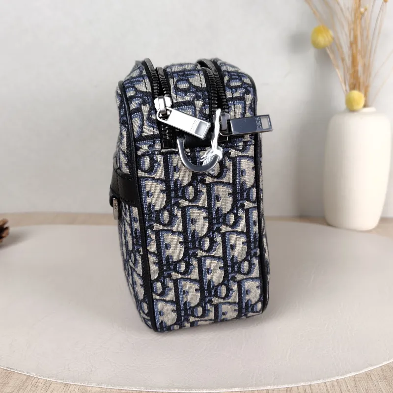 DIOR Crossbody Bag Safari Messenger Bag Beige · Black Large 26.5 × 7.5 × 17.5 cm — detail view 7 of 14