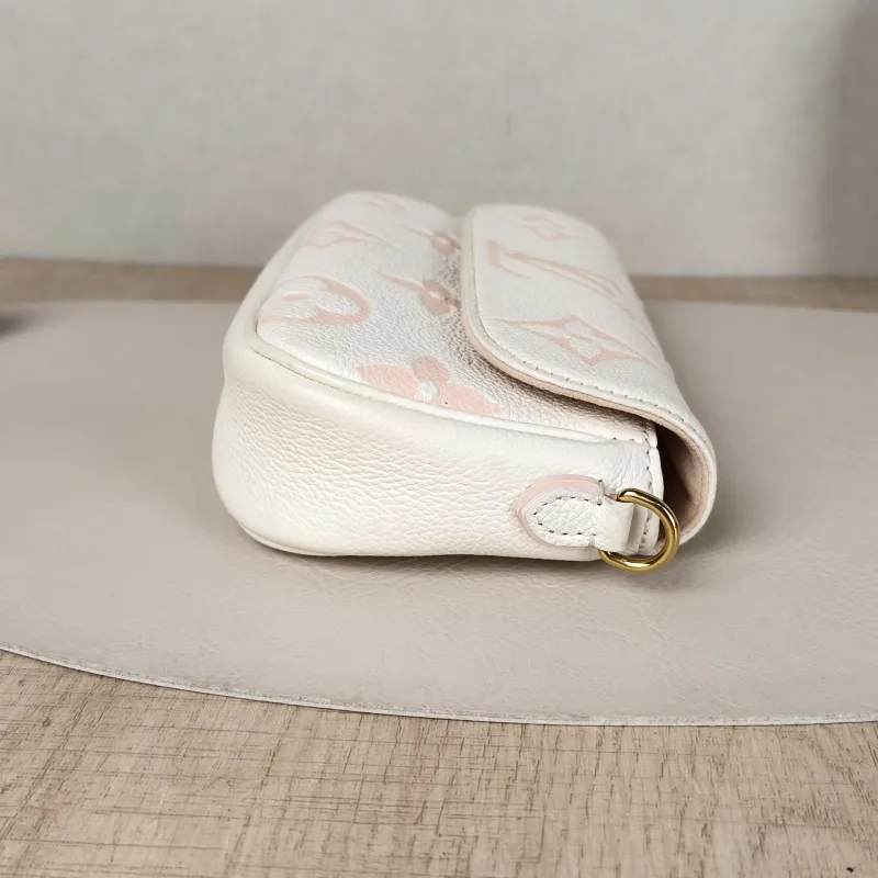 Louis Vuitton Crossbody Bag IVY White · Pink Empreinte Embossed Calfskin Monogram Small23.5 × 4.3 × 12 cm — detail view 5 of 13