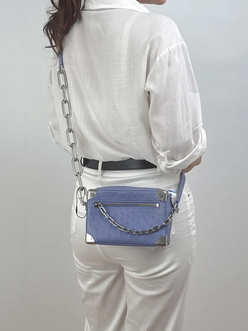 Louis Vuitton Crossbody Bag SOFT TRUNK Box mini18.5 × 8 × 13 cm — on-model view 1 of 2