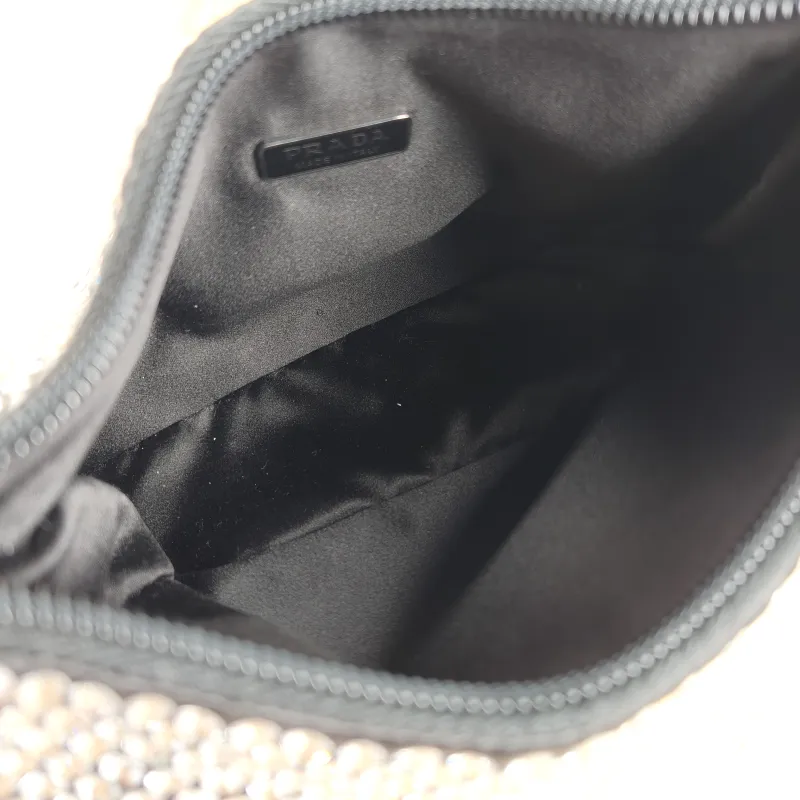 PRADA Shoulder Bag Re-Edition 2000 Hobo Black Mini 22 × 6 × 17 cm — detail view 2 of 11