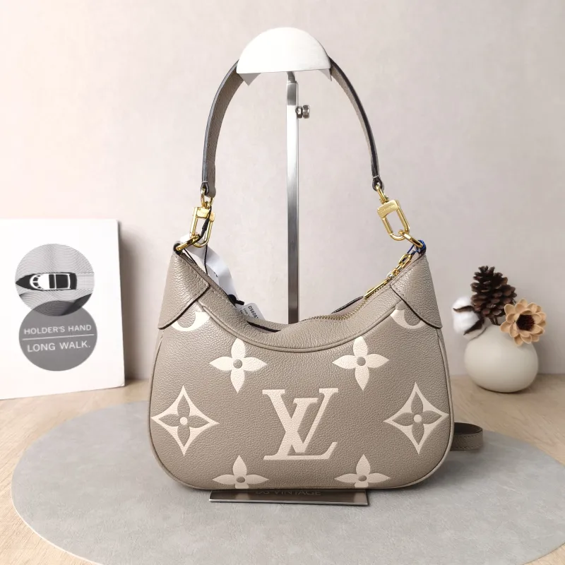 Louis Vuitton Shoulder Bag Bagatelle Empreinte Embossed Calfskin Monogram Small24 × 7 × 18 cm