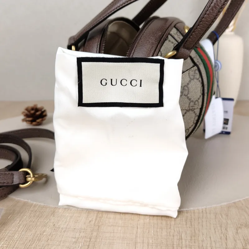 GUCCI Top Handle Bag Ophidia Top Handle Bag Monogram PVC Mini 16 × 16 × 16 cm — detail view 1 of 12